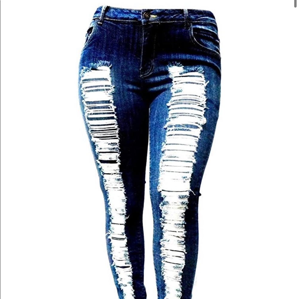Jack David PS Stretch Ripped Skinny Jeans N629